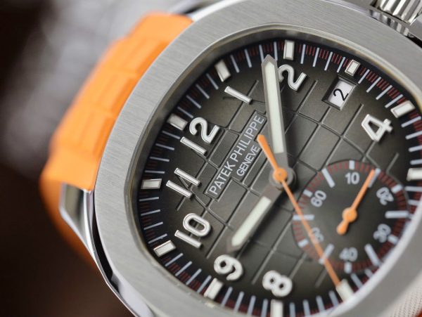 Patek Philippe Aquanaut Cosmograph 5968A-001 Orange Strap 1:1 Super Clone