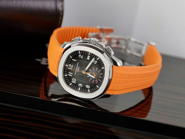 Patek Philippe Aquanaut Cosmograph 5968A-001 Orange Strap 1:1 Super Clone
