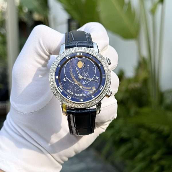 Patek Philippe Replica 1:1 Watch Grand Complications 5104G Blue 44mm