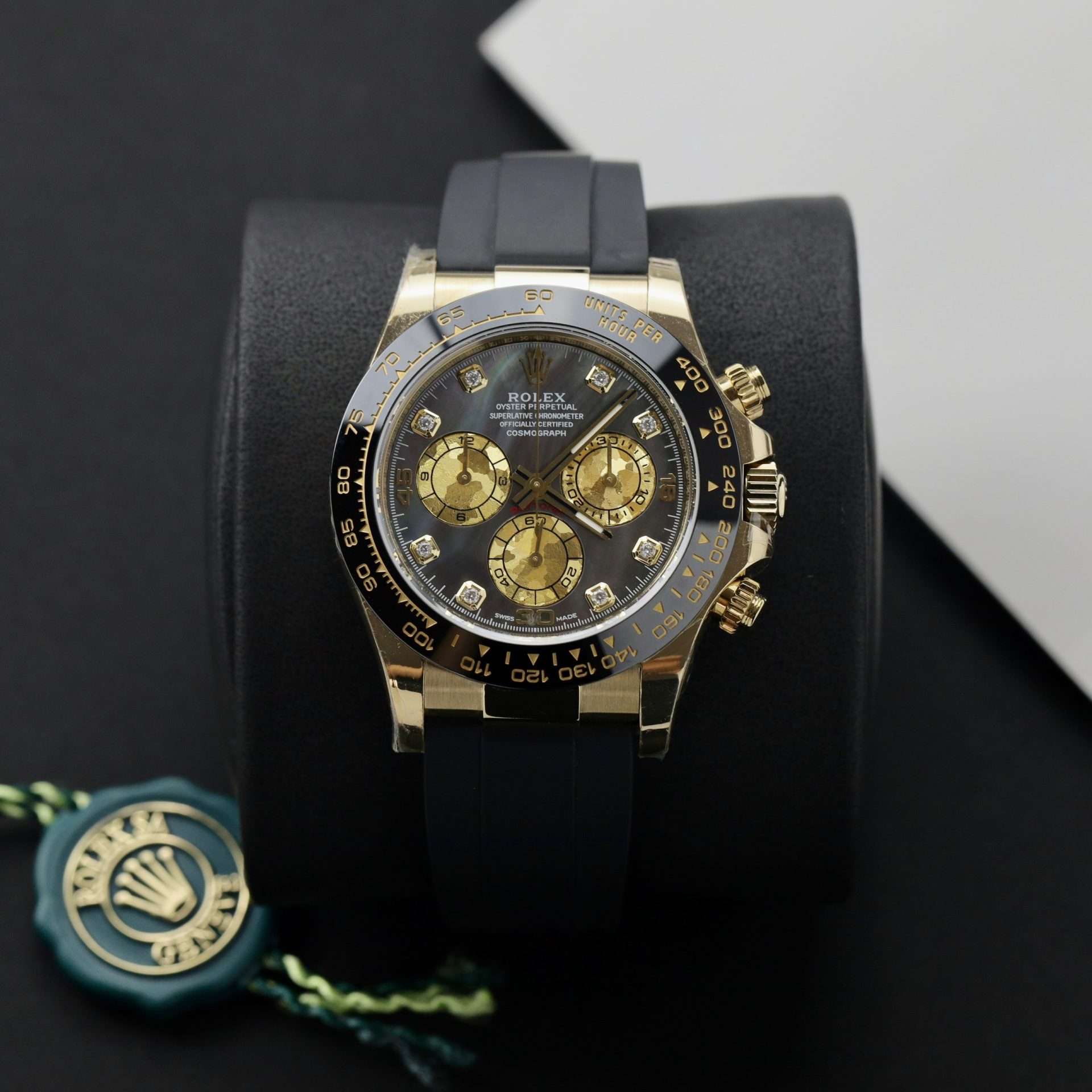 Rolex Replica 1:1 Watch Daytona Purple Mother-of-Pearl Dial Moissanite Diamond BT Factory 40mm