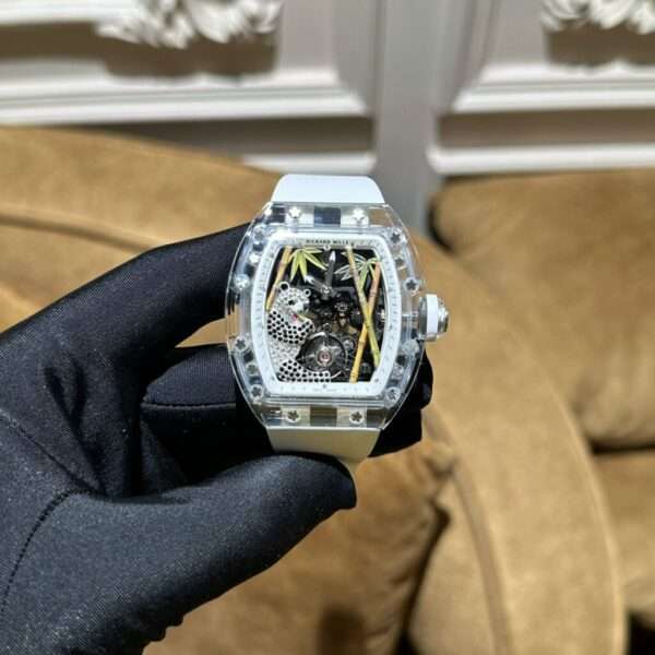 Richard Mille Replica 1:1 Watch RM26-01 Sapphire Tourbillon Transparent Case 43mm