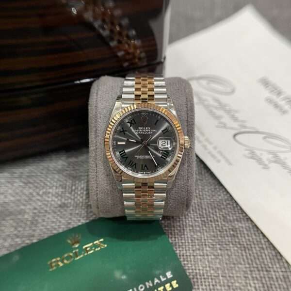 Rolex Replica 11 Watch DateJust 126231 Wimbledon Dial Demi Strap VS Factory 36mm