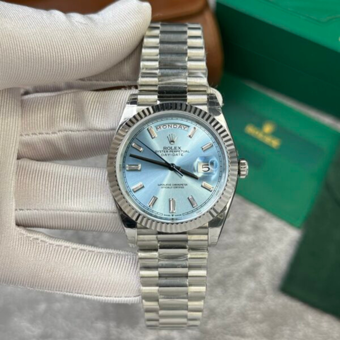 Rolex Day-Date 228236 Replica 1:1 Weight 167gr V2 GM Factory 40mm