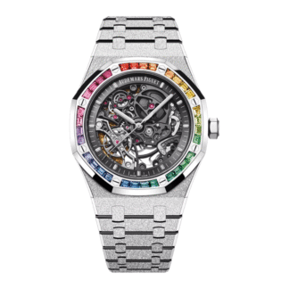 AP Royal Oak Frosted Gold Double Balance Wheel Openworked 15412BC.YG.1224BC.03-B