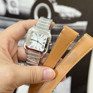Cartier Santos WSSA0029 Replica 1:1 Watch BV Factory 35mm