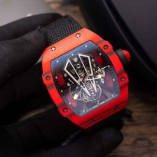 Richard Mille Replica Watch RM27-03 Tourbillon Rafael Nadal Red Carbon 44mm