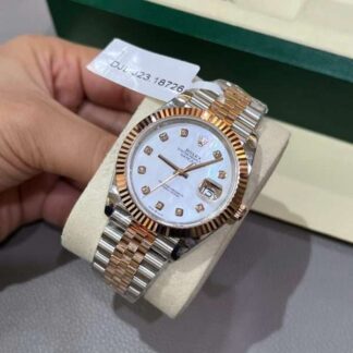 Rolex DateJust Gold-Plated Mother of Pearl Dial 41mm