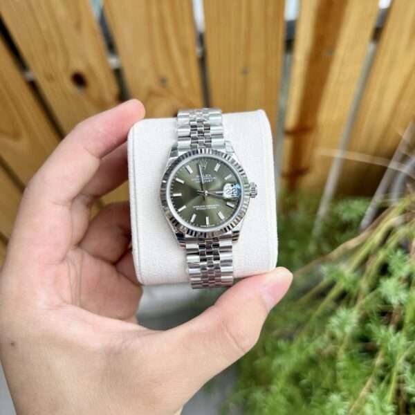 Rolex DateJust Women Green Dial Jubilee Strap Super Fake 1:1 EW 31mm