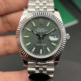 Rolex Replica 11 Watch Datejust 126234 Green Dial Luminous Numbers 36mm