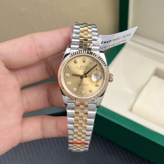Rolex Replica 1:1 Watch DateJust Gold Wrapped Jubilee Strap GM Factory 36mm